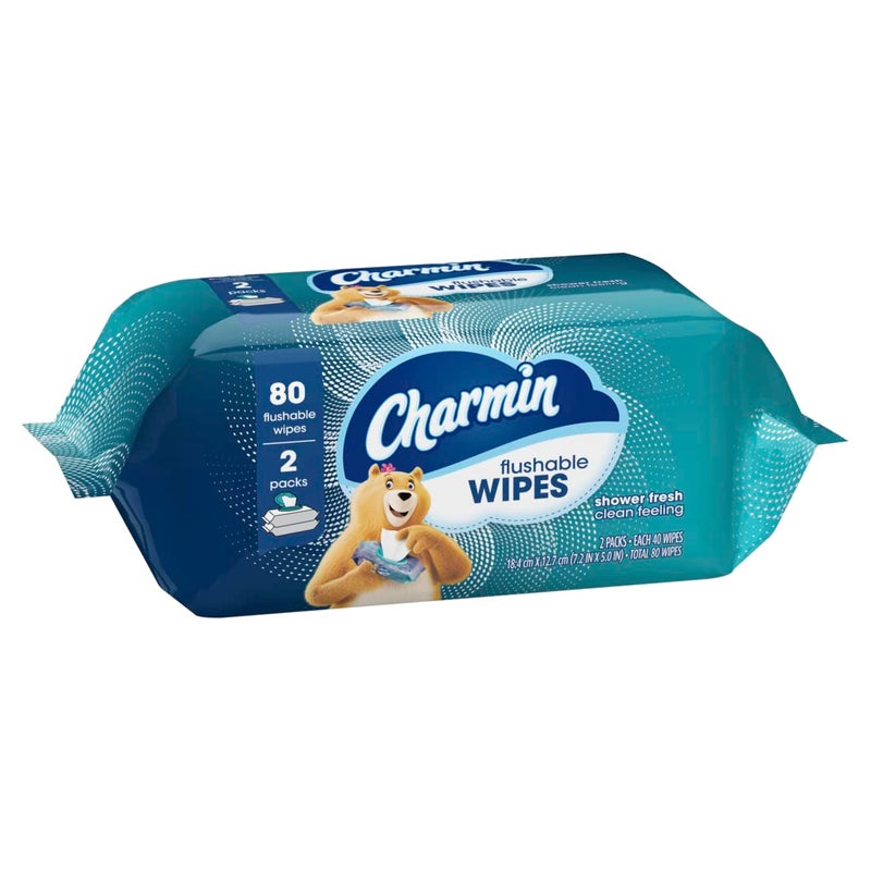 Charmin Freshmates Flushable Wipes (Pack of 3) 80ct - Image 5